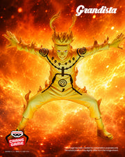 Banpresto Crane Game Naruto Shippuden Naruto Uzumaki II Grandista Figure main product photo