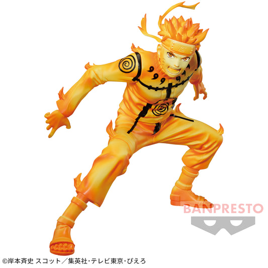 Banpresto Crane Game Naruto Shippuden Nine-Tails Chakra Mode Naruto Uzumaki III VIBRATION STARS Figure main product photo