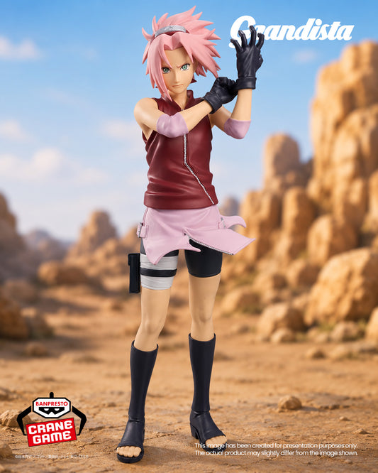 Banpresto Crane Game Naruto Shippuden Sakura Haruno Grandista Figure main product photo