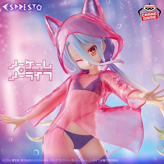 Banpresto Crane Game No Game No Life Shiro Glittery Raincoat ESPRESTO Figure main product photo