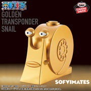 Banpresto Crane Game One Piece Golden Den Den Mushi SOFVIMATES Figure main product photo