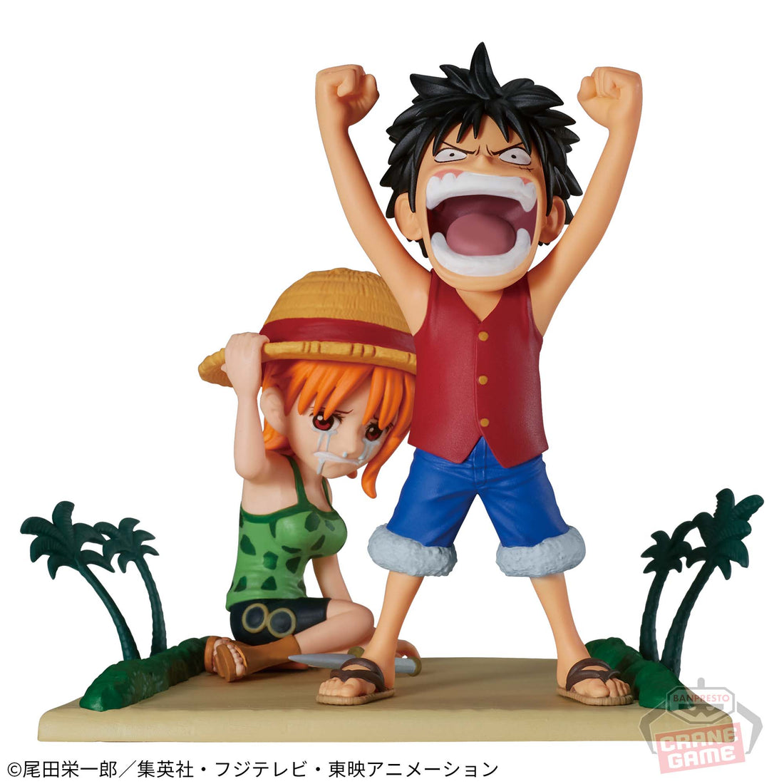 Banpresto Crane Game One Piece Monkey D. Luffy & Nami Of Course I Will World Collectable Figure alternate product photo 2