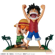 Banpresto Crane Game One Piece Monkey D. Luffy & Nami Of Course I Will World Collectable Figure alternate product photo 2