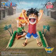 Banpresto Crane Game One Piece Monkey D. Luffy & Nami Of Course I Will World Collectable Figure main product photo