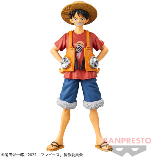 Banpresto Crane Game One Piece Monkey D. Luffy Film Red Vol. 1 DXF THE GRANDLINE MEN Figure main product photo