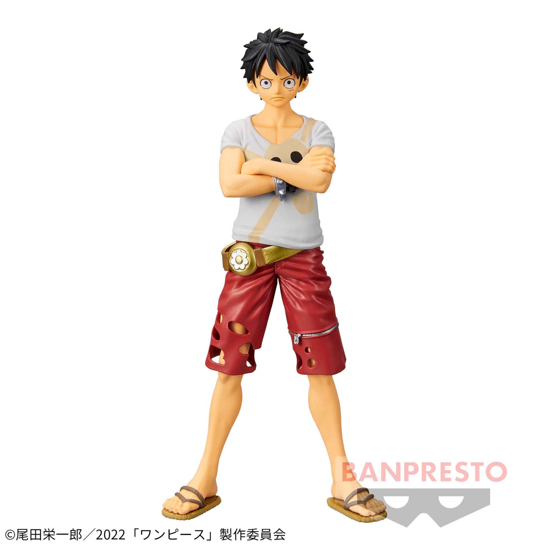 Banpresto Crane Game One Piece Monkey D. Luffy Film Red Vol. 6 DXF THE GRANDLINE MEN Figure main product photo