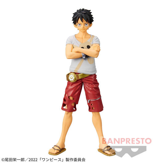 Banpresto Crane Game One Piece Monkey D. Luffy Film Red Vol. 6 DXF THE GRANDLINE MEN Figure main product photo