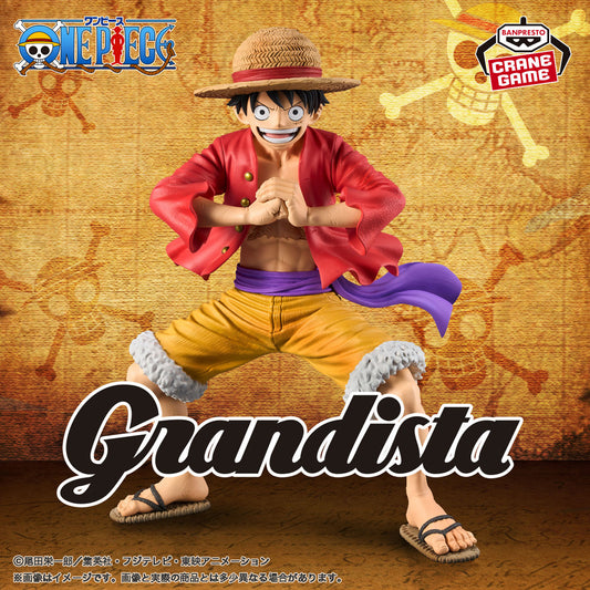 Banpresto Crane Game One Piece Monkey D. Luffy Grandista Figure main product photo
