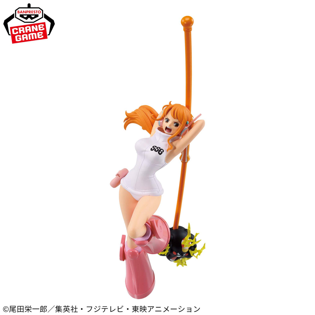 Banpresto Crane Game One Piece Nami BATTLE RECORD COLLECTION Figure alternate product photo 3