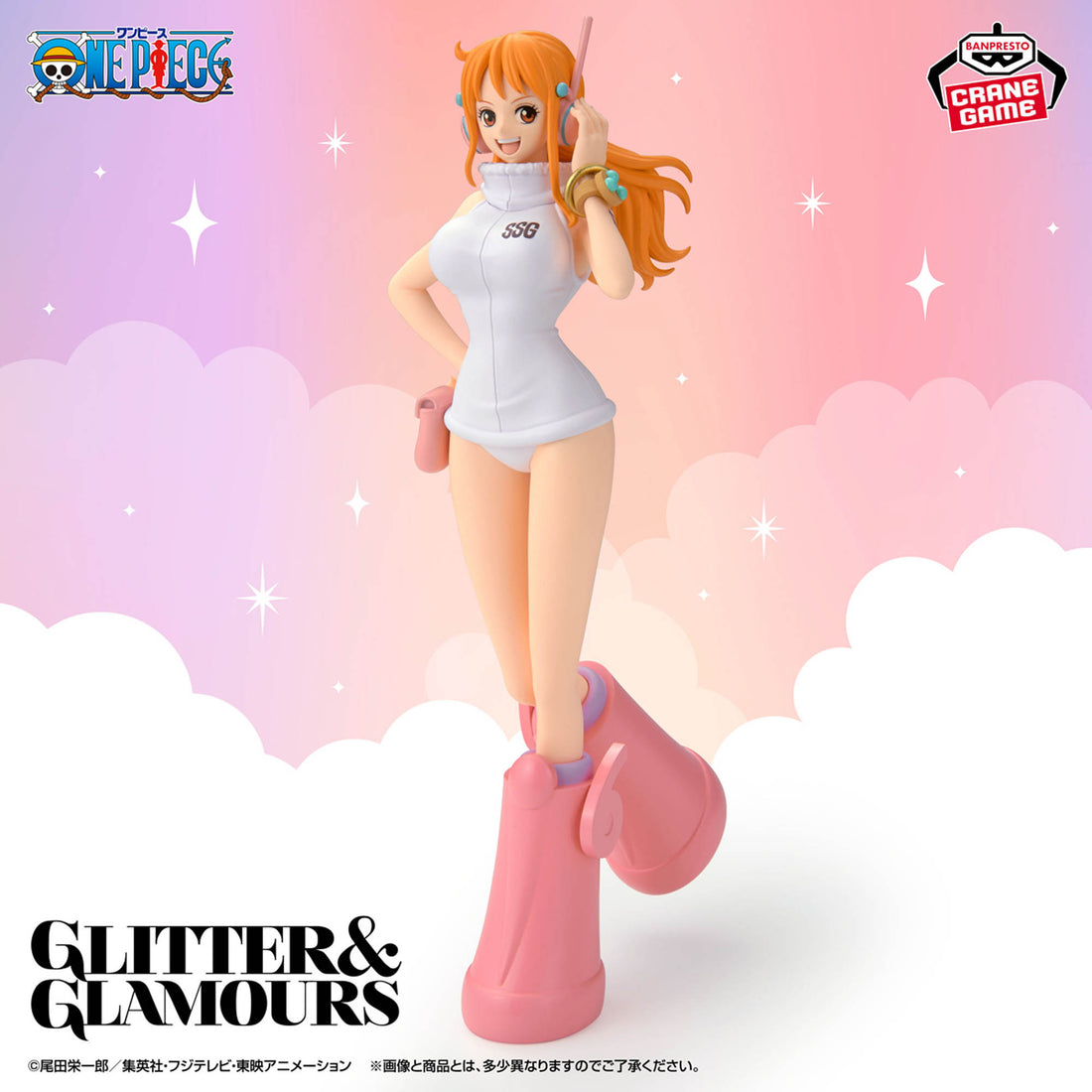 Banpresto Crane Game One Piece Nami Egghead Style GLITTER&GLAMOURS Figure main product photo