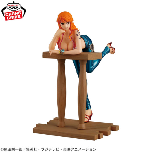 Banpresto Crane Game One Piece Nami Grandline Journey Special Metallic Version GRANDLINE JOURNEY Figure main product photo