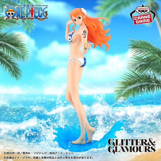 Banpresto Crane Game One Piece Nami Splash Style GLITTER & GLAMOURS Figure main product photo