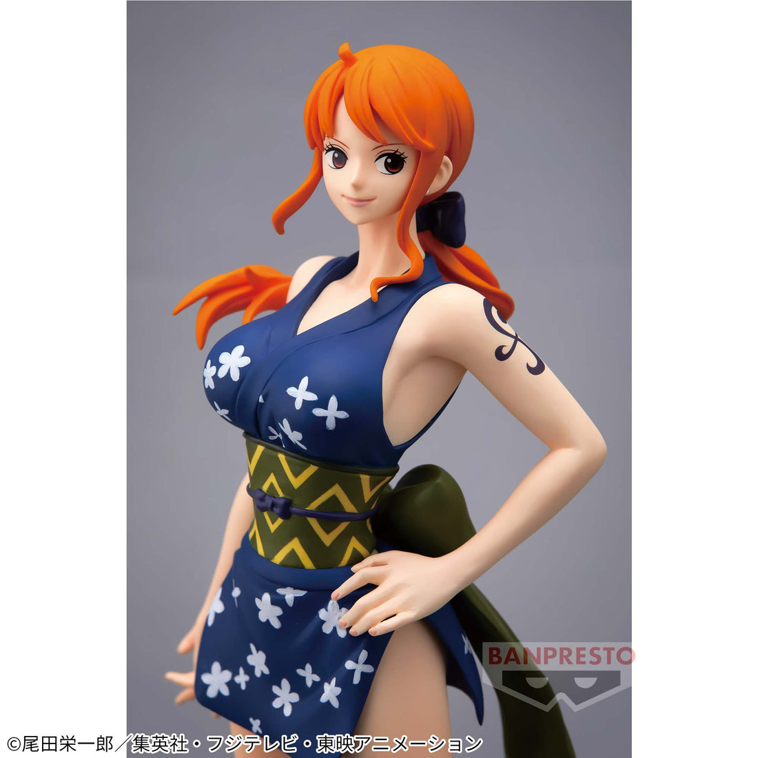 Banpresto Crane Game One Piece Nami Wano Country Navy Ver. GLITTER&GLAMOURS Figure alternate product photo 2