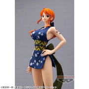 Banpresto Crane Game One Piece Nami Wano Country Navy Ver. GLITTER&GLAMOURS Figure main product photo