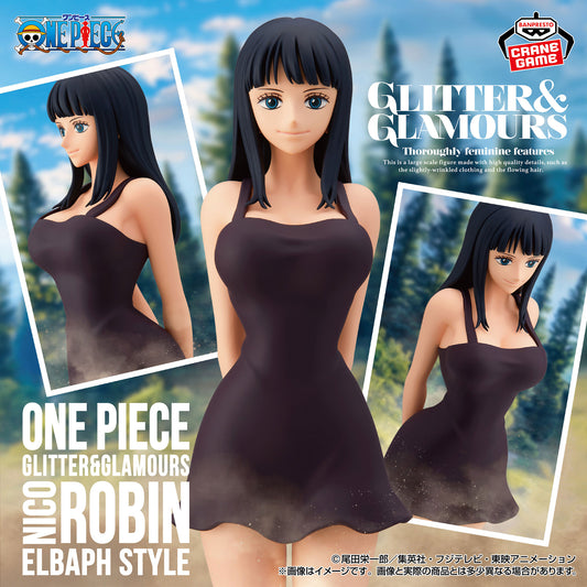 Banpresto Crane Game One Piece Nico Robin Elbaph Style GLITTER&GLAMOURS Figure main product photo