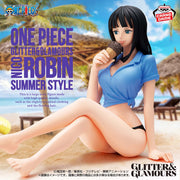 Banpresto Crane Game One Piece Nico Robin Summer Style GLITTER&GLAMOURS Figure main product photo