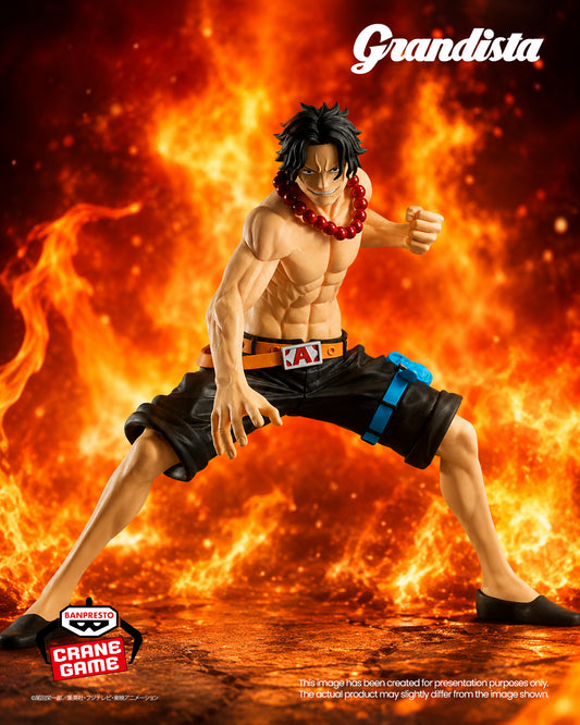 Banpresto Crane Game ONE PIECE Portgas D. Ace Grandista Figure main product photo