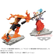 Banpresto Crane Game One Piece Portgas D. Ace vs Yamato Senko Zekkei Figure alternate product photo 3