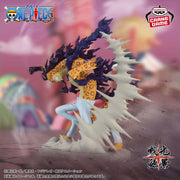 Banpresto Crane Game One Piece Rob Lucci Awakened Leopard Form Senkou Zekkei Figure main product photo