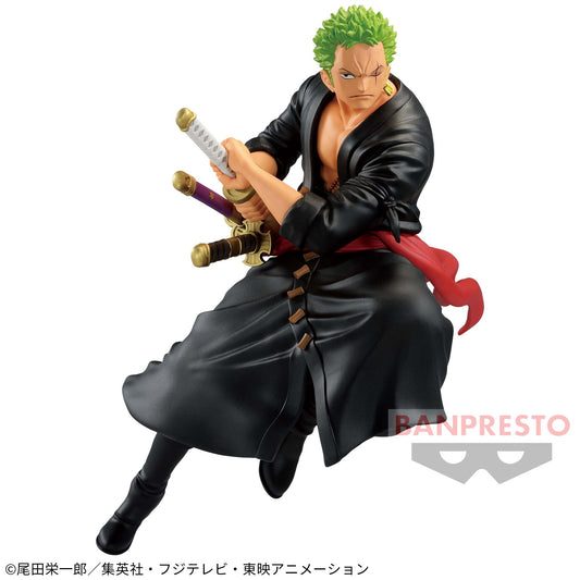 Banpresto Crane Game One Piece Roronoa Zoro BATTLE RECORD COLLECTION Figure main product photo