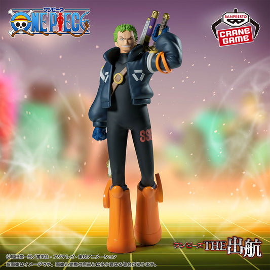 Banpresto Crane Game One Piece Roronoa Zoro Egghead THE DEPARTURE Figure main product photo