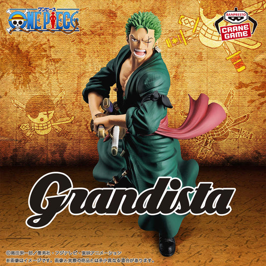 Banpresto Crane Game One Piece Roronoa Zoro Grandista Figure main product photo