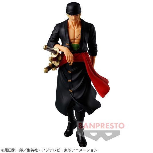 Banpresto Crane Game One Piece Roronoa Zoro Onigashima The Shukko Figure main product photo