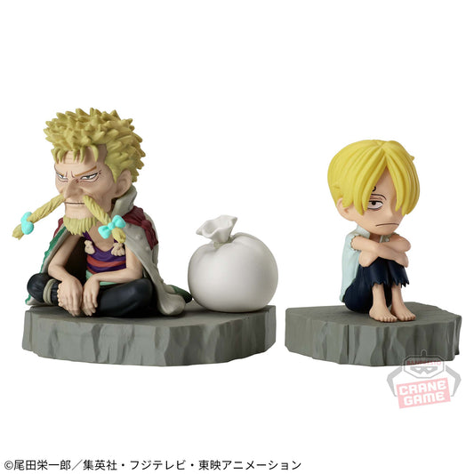 Banpresto Crane Game One Piece Sanji & Zeff Log Stories World Collectable Figure main product photo