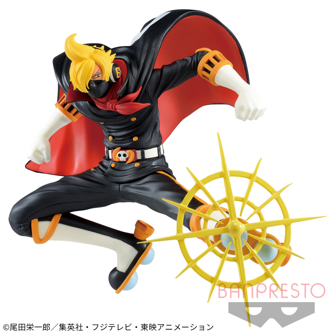Banpresto Crane Game One Piece Sanji O-Soba Mask BATTLE RECORD COLLECTION Figure main product photo
