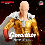 Banpresto Crane Game One-Punch Man Saitama Metallic Version Grandista Figure main product photo