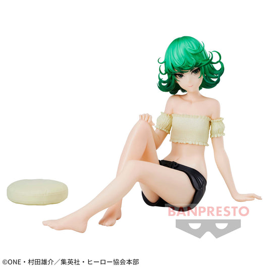 Banpresto Crane Game One-Punch Man Tatsumaki Terrible Tornado Relax time Figure main product photo