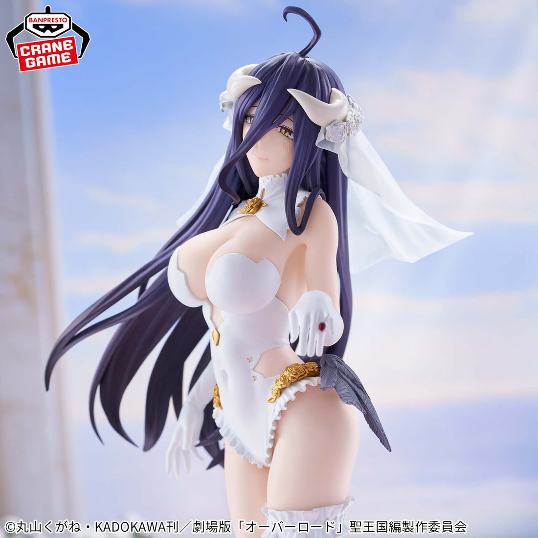 Banpresto Crane Game Overlord Albedo Wedding Version GLITTER&GLAMOURS Figure alternate product photo 8