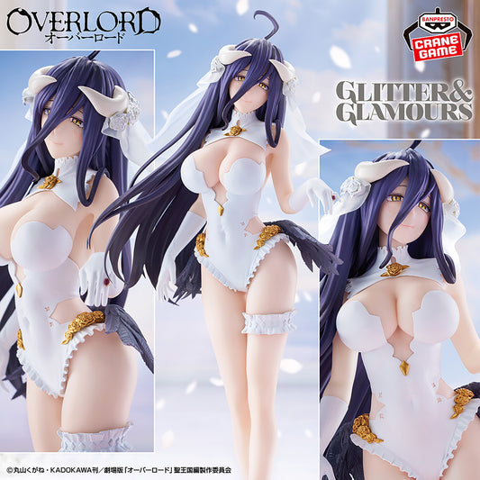 Banpresto Crane Game Overlord Albedo Wedding Version GLITTER&GLAMOURS Figure main product photo