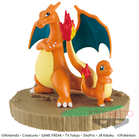 Banpresto Crane Game Pokemon Charmander & Charizard Tail Display Figure main product photo
