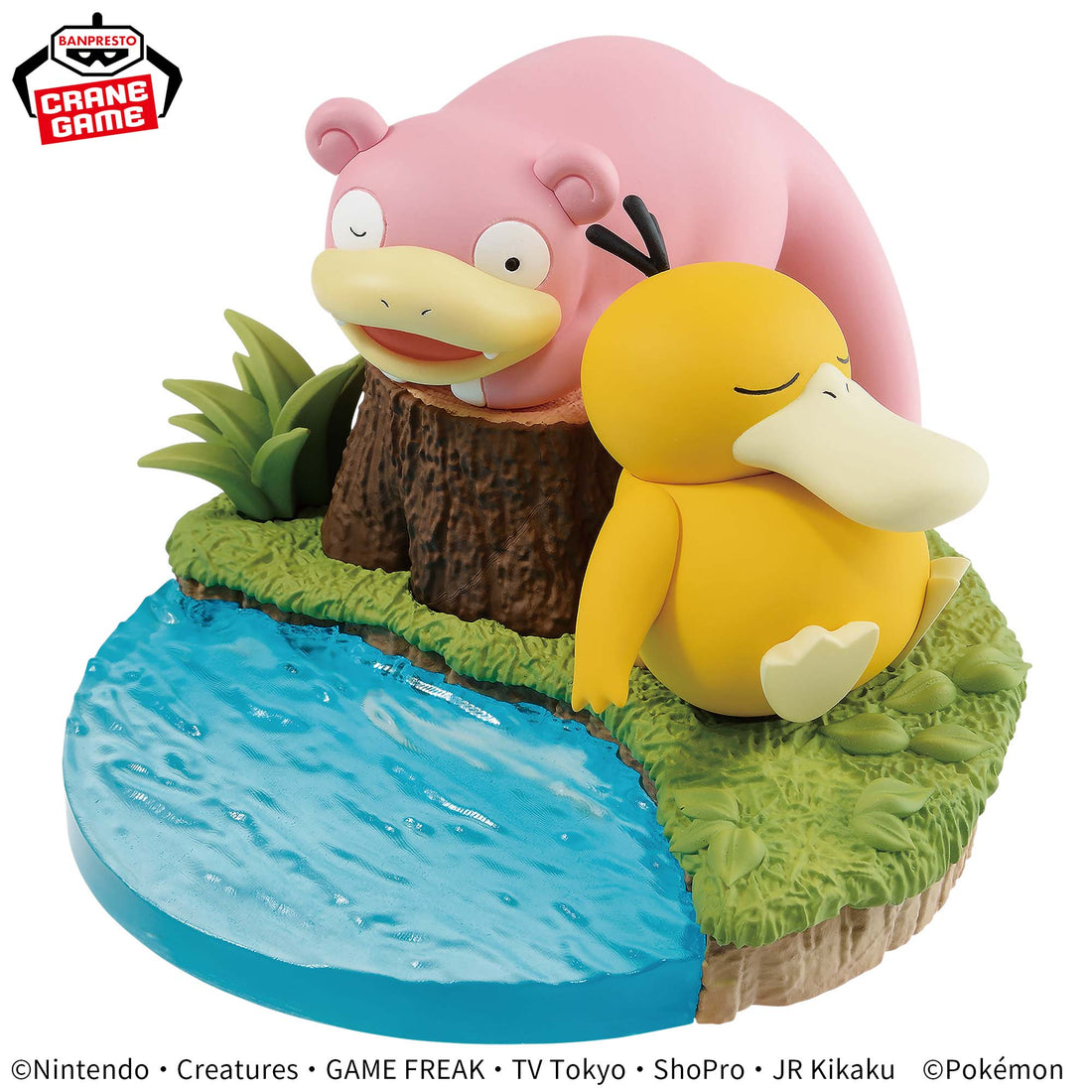 Banpresto Crane Game Pokemon Psyduck & Slowpoke Relaxing Time Figure alternate product photo 2