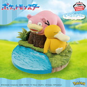 Banpresto Crane Game Pokemon Psyduck & Slowpoke Relaxing Time Figure main product photo