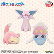 Banpresto Crane Game Pokemon Slowpoke Espeon and Inkay Plush main product photo