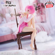 Banpresto Crane Game Re:Zero Starting Life in Another World Ram Loungewear Another Color Version Relax time Figure alternate product photo 3