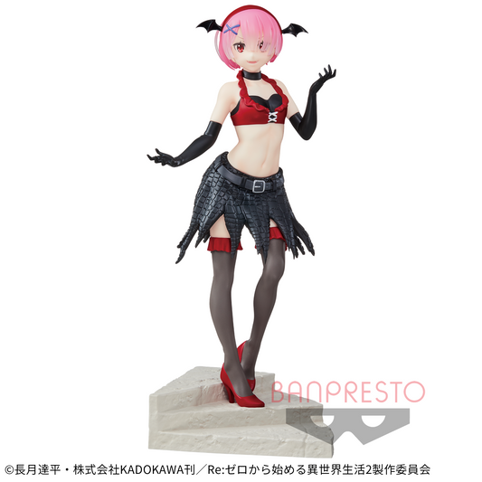 Banpresto Crane Game Re:Zero - Starting Life in Another World Ram Vampire Costume ESPRESTO est Figure main product photo
