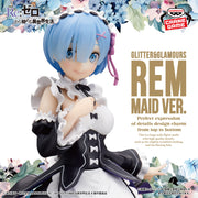 Banpresto Crane Game Re:Zero - Starting Life in Another World Rem Maid Version GLITTER&GLAMOURS Figure main product photo