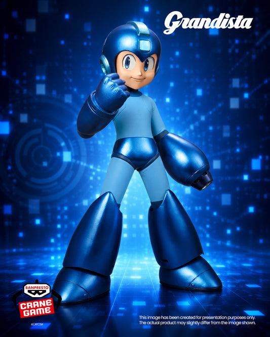 Banpresto Crane Game Rockman Metallic Color Ver. Grandista Figure main product photo