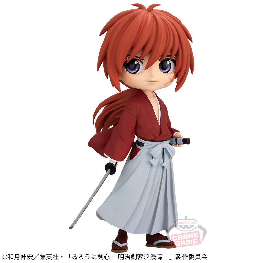 Banpresto Crane Game Rurouni Kenshin Kenshin Himura 2023 Version Q posket Figure main product photo