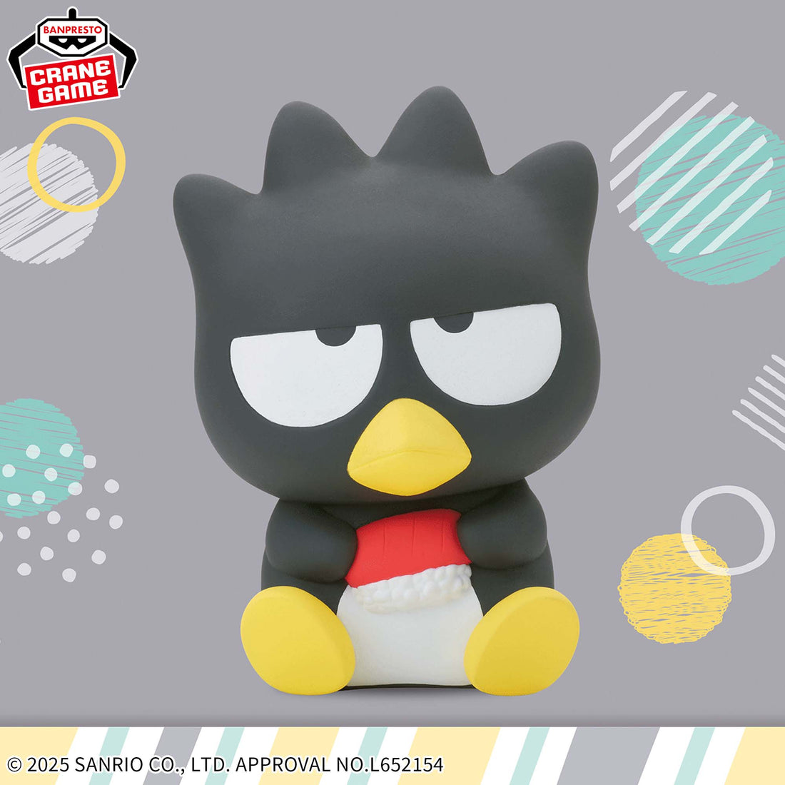 Banpresto Crane Game Sanrio Badtz-Maru SOFVIMATES Figure alternate product photo 2