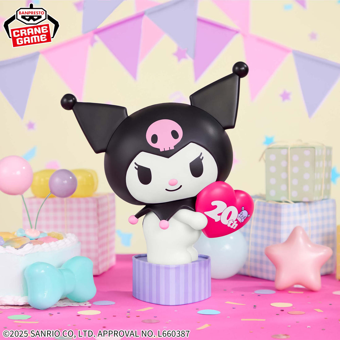 Banpresto Crane Game Sanrio Characters Kuromi Big SOFVIMATES Figure main product photo
