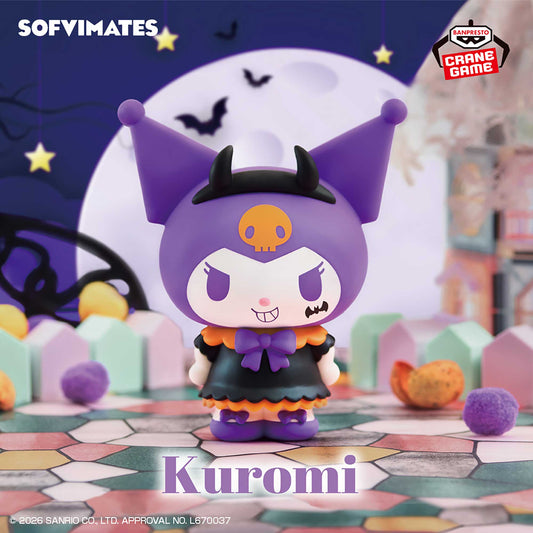 Banpresto Crane Game Sanrio Characters Kuromi Halloween Ver. Big SOFVIMATES Figure main product photo