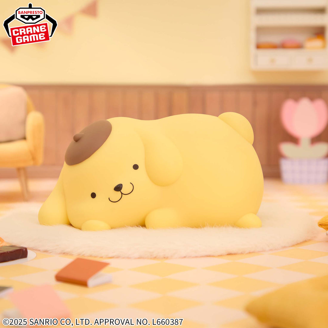 Banpresto Crane Game Sanrio Characters Pompompurin Relax Version SOFVIMATES Figure alternate product photo 4