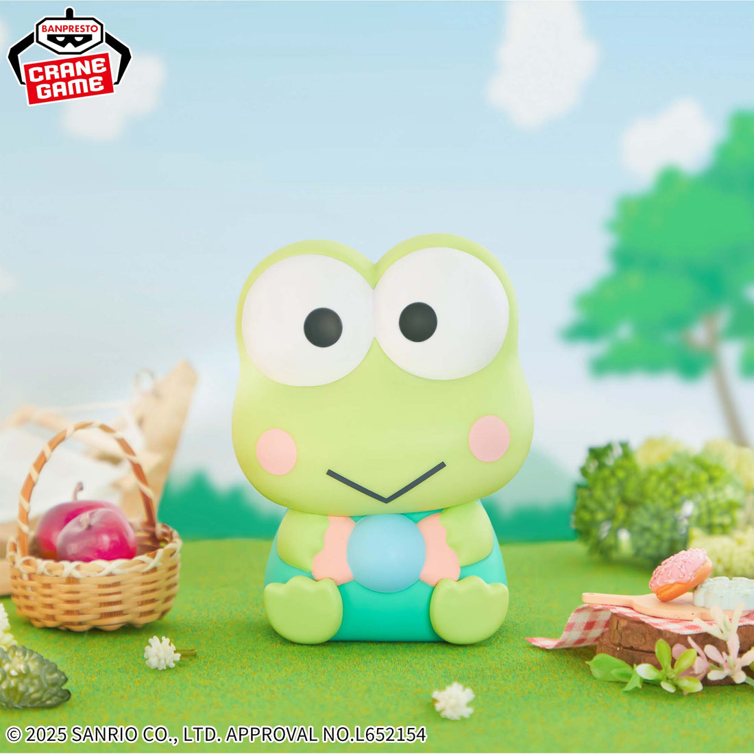 Banpresto Crane Game Sanrio Keroppi SOFVIMATES Figure main product photo