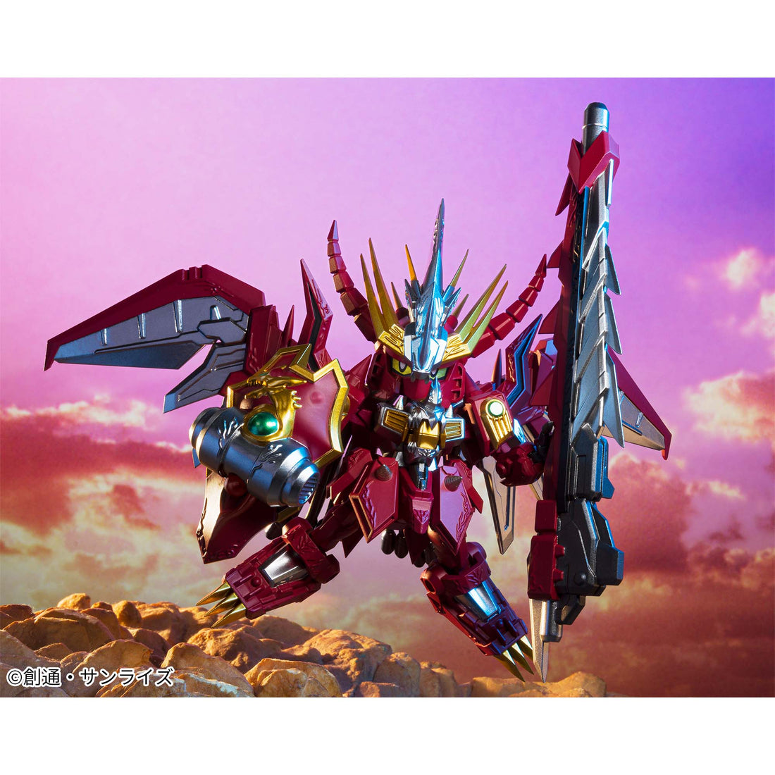 Banpresto Crane Game SD Gundam Red Lander Dragon Knight Koukyoku Busou Figure alternate product photo 2