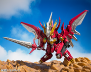 Banpresto Crane Game SD Gundam World Red Lander Dragon Knight Continue Version Koukyoku Busou Figure alternate product photo 3