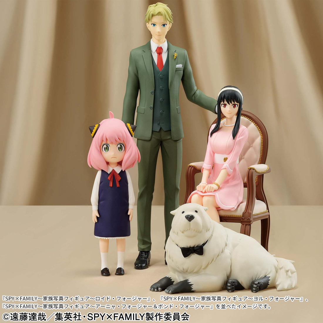 Banpresto Crane Game Spy x Family Anya Forger & Bond Forger Family Photo Figure alternate product photo 3